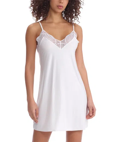 Shop Commando Butter + Lace Chemise In White