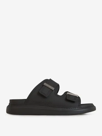 Shop Alexander Mcqueen Hardware Sandals In Black