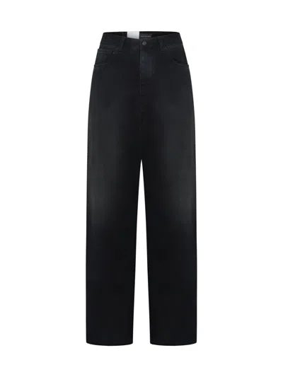 Shop Balenciaga Jeans In Sunbleached Black