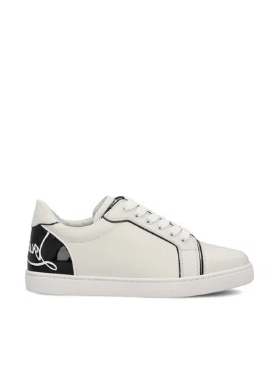 Shop Christian Louboutin Sneakers In White/black