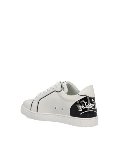 Shop Christian Louboutin Sneakers In White/black