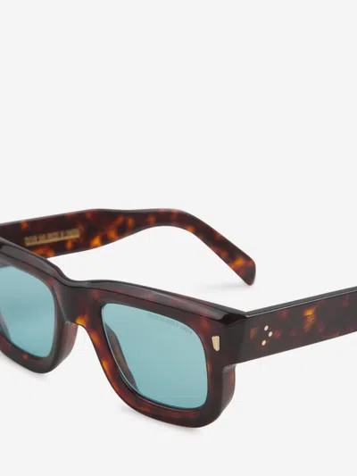Shop Cutler And Gross Cutler & Gross Rectangular Sunglasses 1402 In Lentes En Contraste Con La Montura