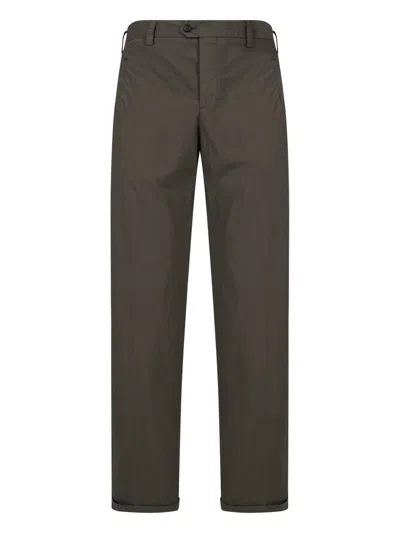 Shop Pantaloni Torino Stretch Pants Clothing In Grey