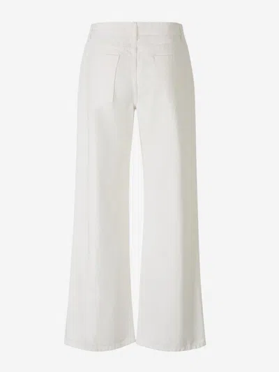 Shop The Row Eglitta Straight Fit Jeans In White