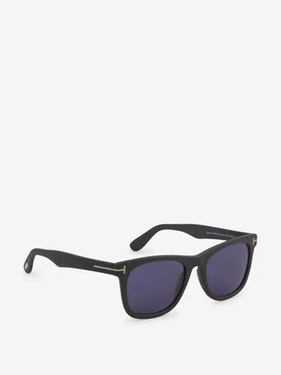 Shop Tom Ford Kevyn Rectangular Sunglasses In Blue