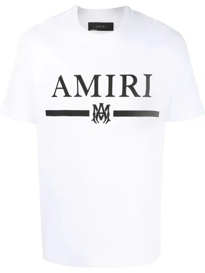 Shop Amiri Logo-print Short-sleeve T-shirt