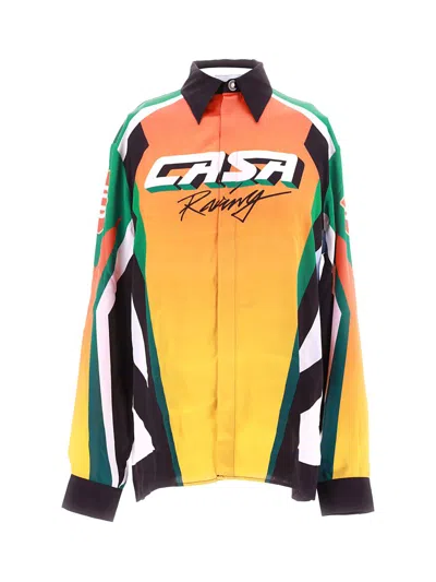 Shop Casablanca Shirts In Casa Moto Sport