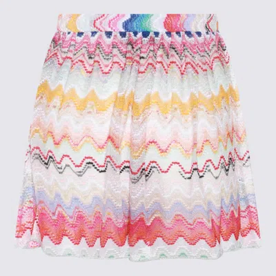 Shop Missoni Striped Shorts In Multicolour
