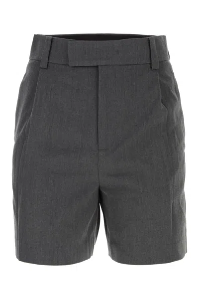 Shop We11 Done Shorts In Darkgrey