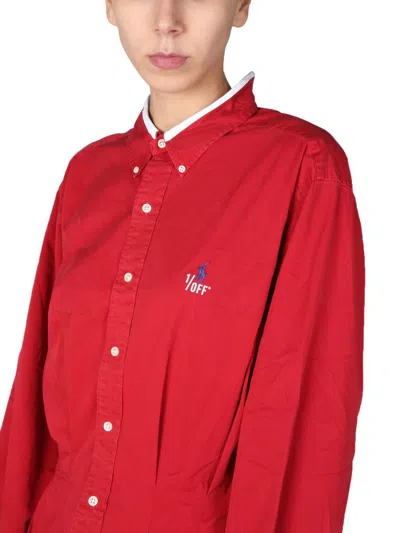 Shop 1/off Remade Shirt Ralph Lauren In Red