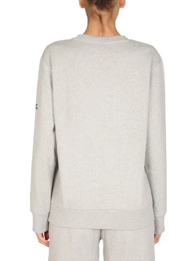 Apc A.p.c. "mika" Sweatshirt Unisex In Grey