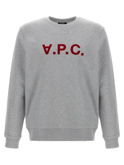 Shop Apc A.p.c. 'vpc' Sweatshirt In Gray