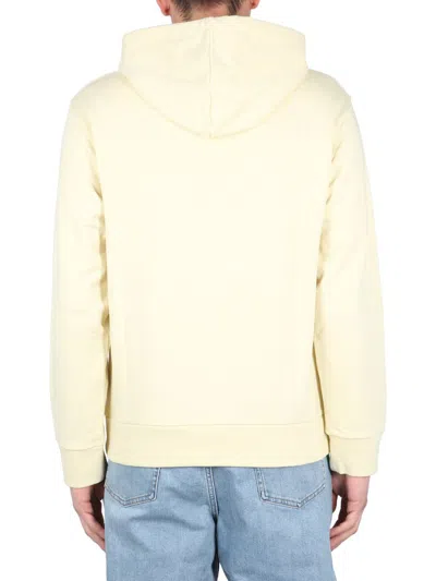 Shop Apc A.p.c. Larry Sweatshirt In Yellow