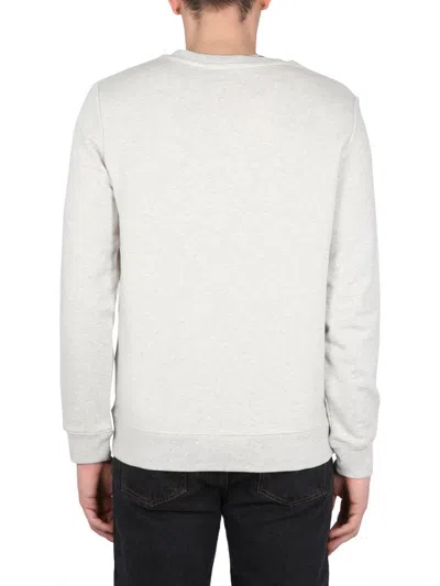 Apc A.p.c. Sweatshirt With V.p.c Logo In Ivory