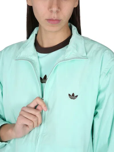 Shop Adidas Originals By Wales Bonner Sweatshirt With Logo Unisex In Azure