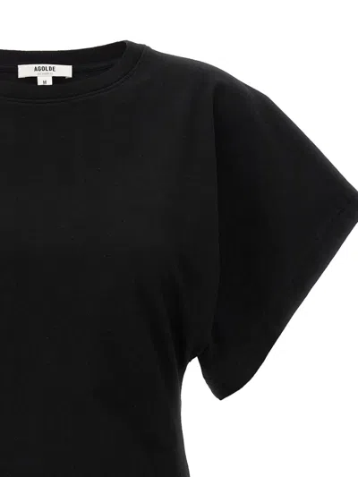 Shop Agolde 'britt' T-shirt In Black