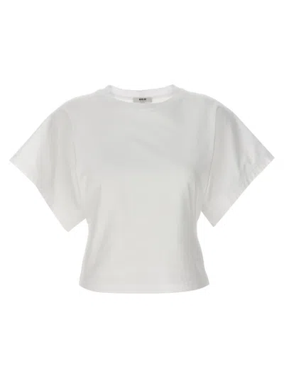 Shop Agolde 'britt' T-shirt In White