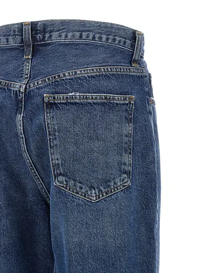 Shop Agolde 'criss Cross' Jeans In Blue