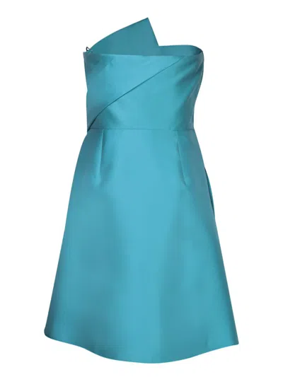 Shop Alberta Ferretti Dresses In Blue