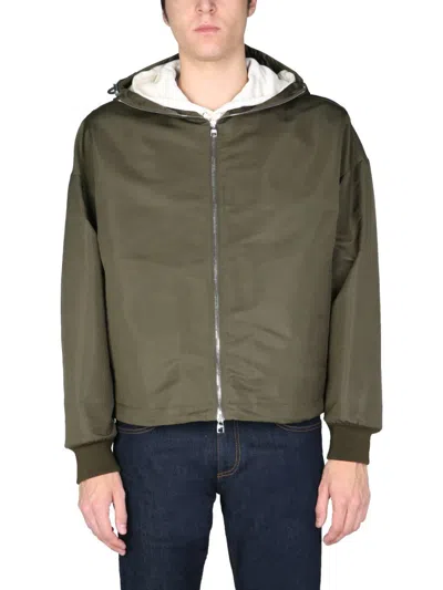 Alexander Mcqueen Blake Painting Jacket In Green