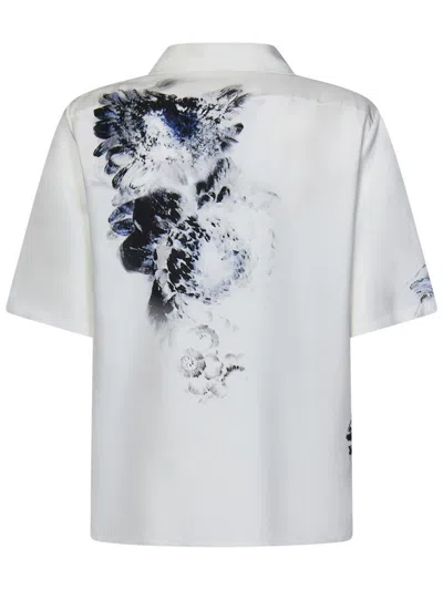 Shop Alexander Mcqueen Dutch Flower Shirt In White