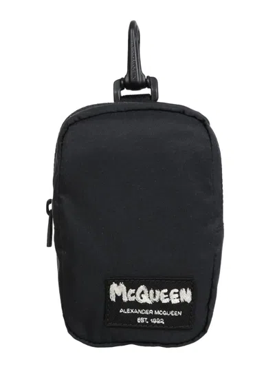 Shop Alexander Mcqueen Mini Case In Black