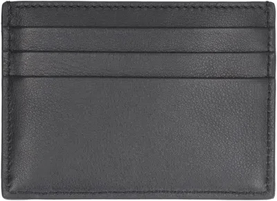 Shop Alexander Mcqueen Harness Card Holder In Black