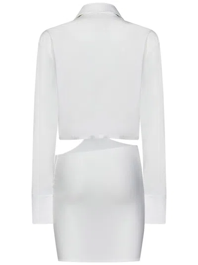 Shop Amazuìn Gwen Mini Dress In White