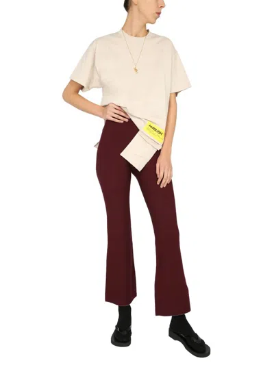 Ambush Crew Neck T-shirt In Beige