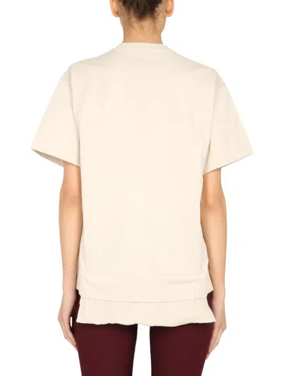 Ambush Crew Neck T-shirt In Beige