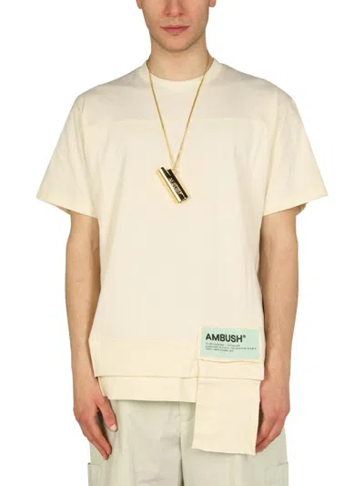 Shop Ambush Pocket T-shirt In White