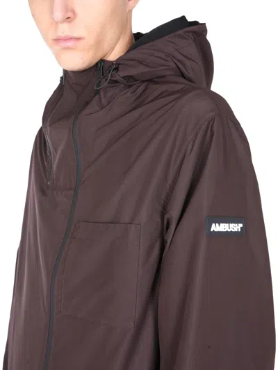 Ambush Slim Fit Jacket In Brown