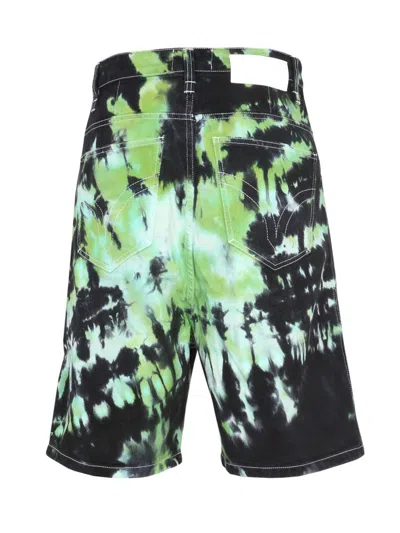 Shop Ami Alexandre Mattiussi Ami Paris Bermuda Shorts With Tie Dye Pattern Unisex In Multicolour