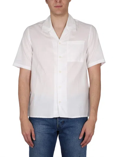 Shop Ami Alexandre Mattiussi Ami Paris Cotton Shirt In White