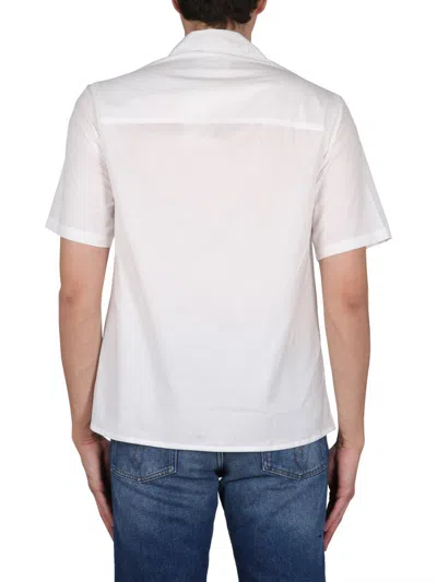 Shop Ami Alexandre Mattiussi Ami Paris Cotton Shirt In White