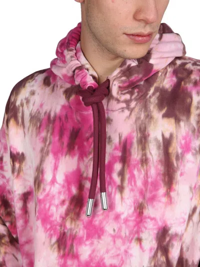 Shop Ami Alexandre Mattiussi Ami Paris Tie-dye Pattern Sweatshirt  Unisex In Multicolour