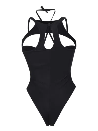 Shop Andreädamo Andreādamo One-piece Swimsuit In Black