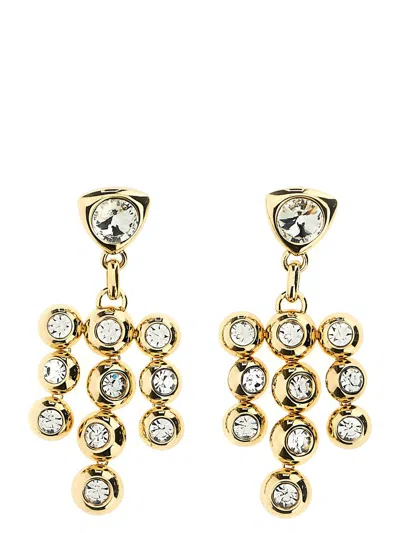 Shop Area 'crystal Chandelier' Earrings In Gold