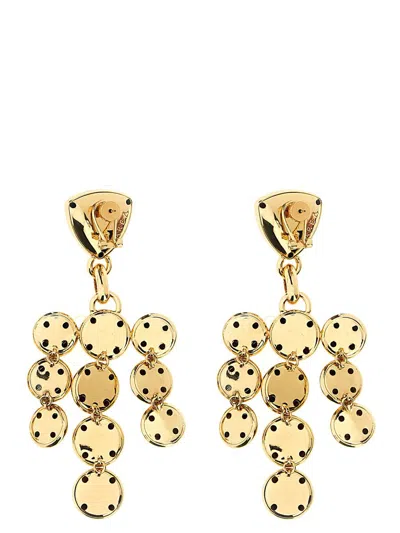 Shop Area 'crystal Chandelier' Earrings In Gold
