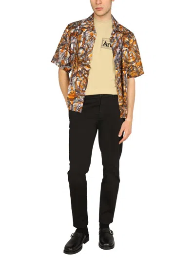 Shop Aries All Over Print Shirt Unisex In Multicolour