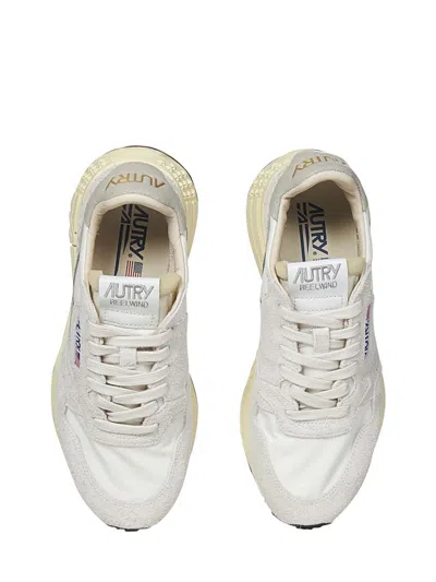 Shop Autry Reelwind Low Sneakers In White