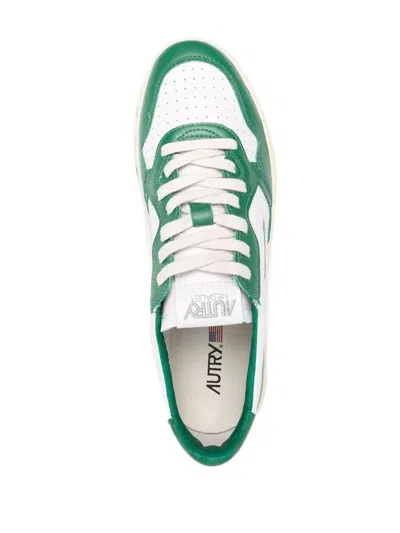Shop Autry Sneakers In Green