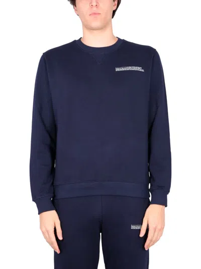 Shop Ballantyne Crewneck Sweatshirt In Blue