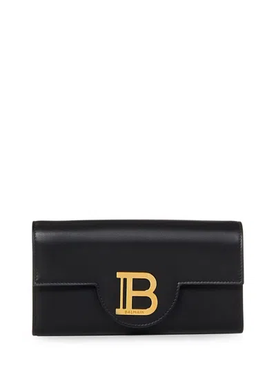 Shop Balmain Paris B-buzz Wallet In Black