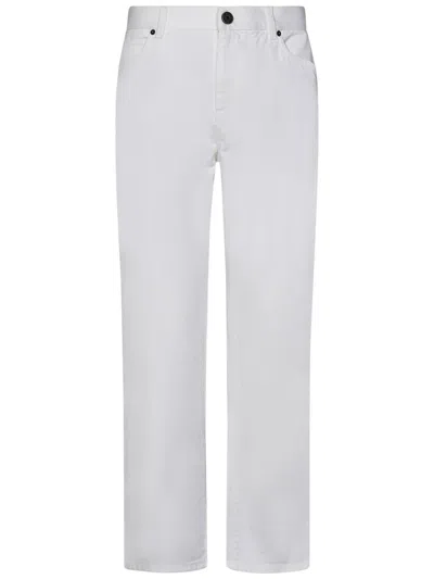 Shop Balmain Paris Jeans In White