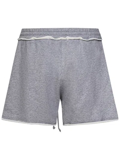 Shop Balmain Paris Shorts In Grey