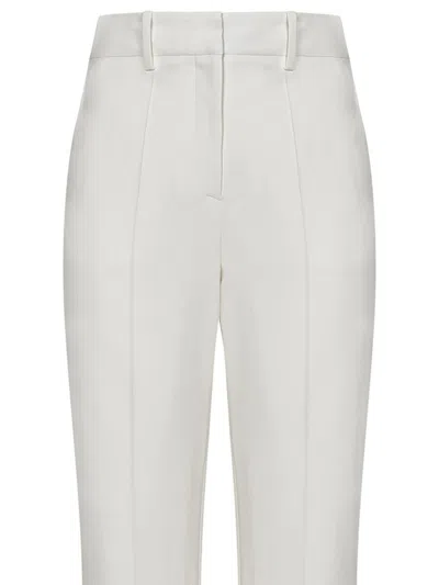 Shop Balmain Paris Trousers In White