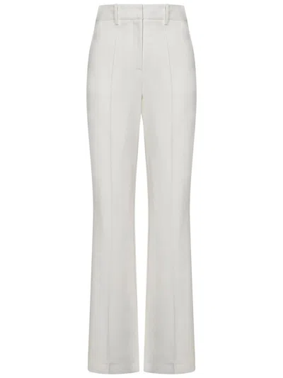 Shop Balmain Paris Trousers In White