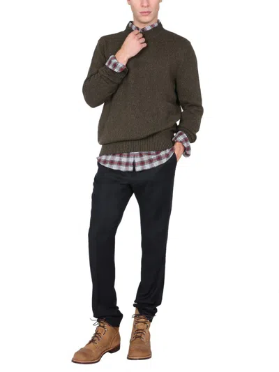Shop Barbour "sid" Jersey In Green