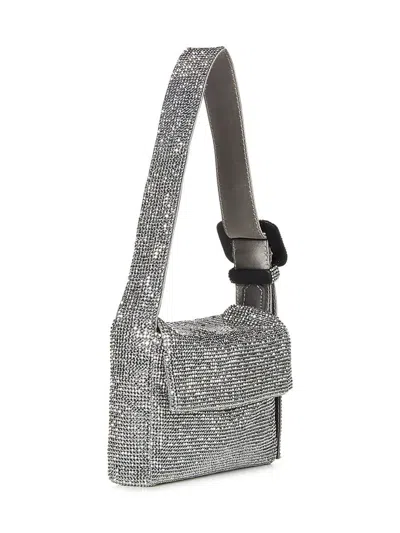 Shop Benedetta Bruzziches Vitty La Mignon Shoulder Bag In Silver